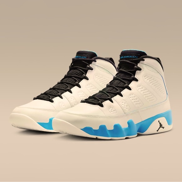 Air Jordan 9 Retro Powder Blue - Picture 1 of 5